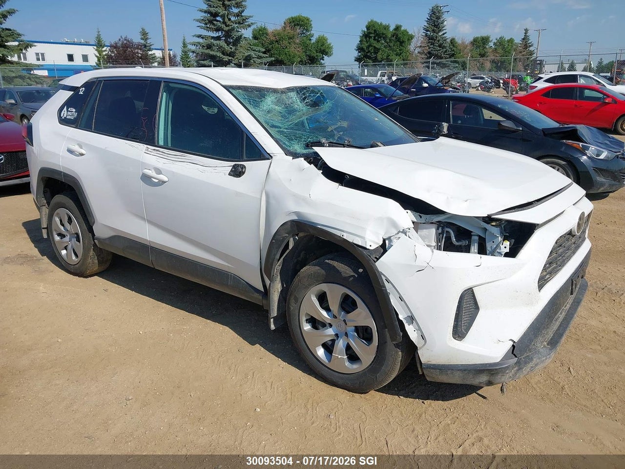 2T3B1RFV6NC275583 · 2022 TOYOTA RAV4 LE