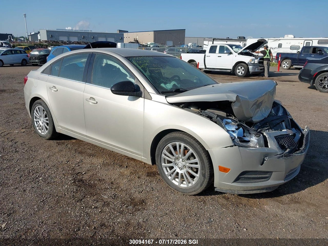 1G1PJ5SB8D7125728 · 2013 CHEVROLET CRUZE ECO
