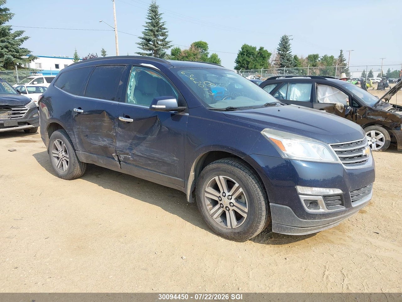 1GNKVGKDXHJ162296 · 2017 CHEVROLET TRAVERSE LT