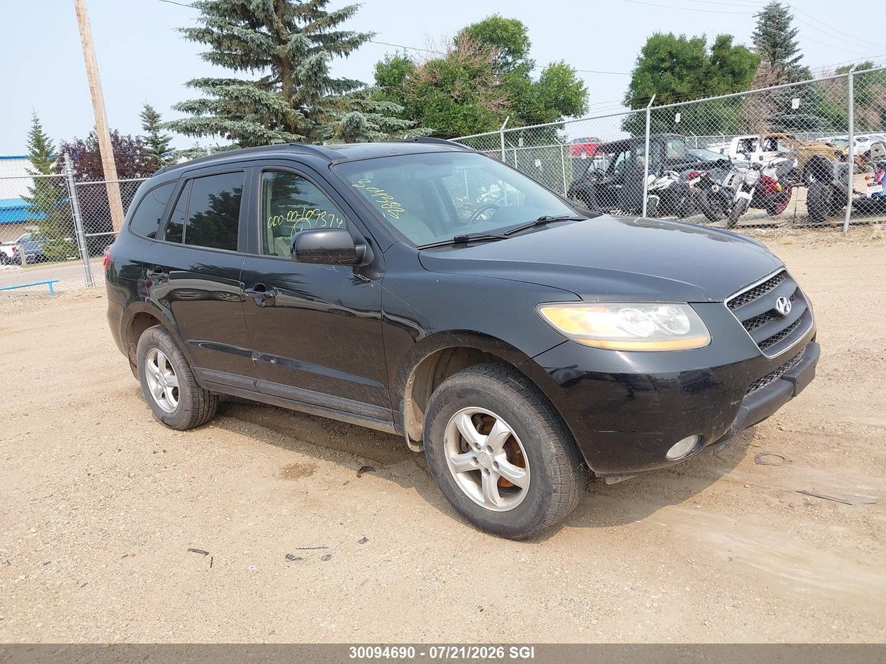 5NMSG73E09H304382 · 2009 HYUNDAI SANTA FE GL