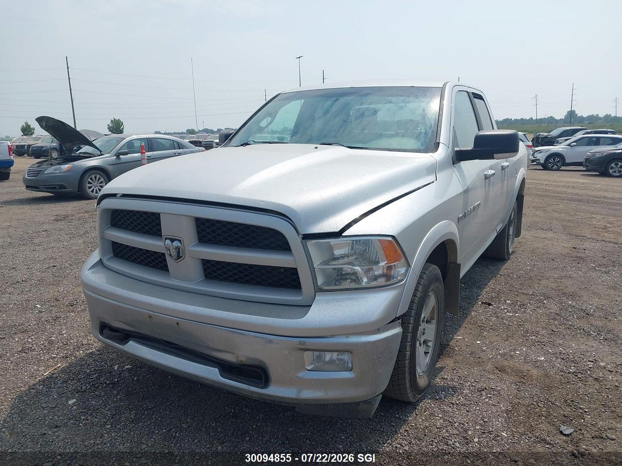 1C6RD7GT0CS257163 · 2012 DODGE RAM 1500 SLT · 2/13