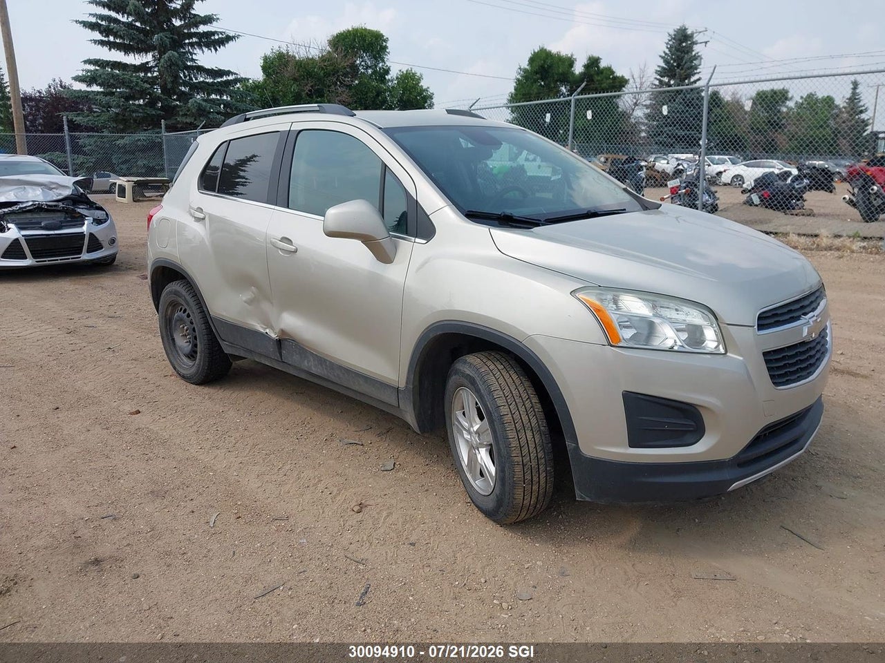 3GNCJSSB4FL183426 · 2015 CHEVROLET TRAX 2LT