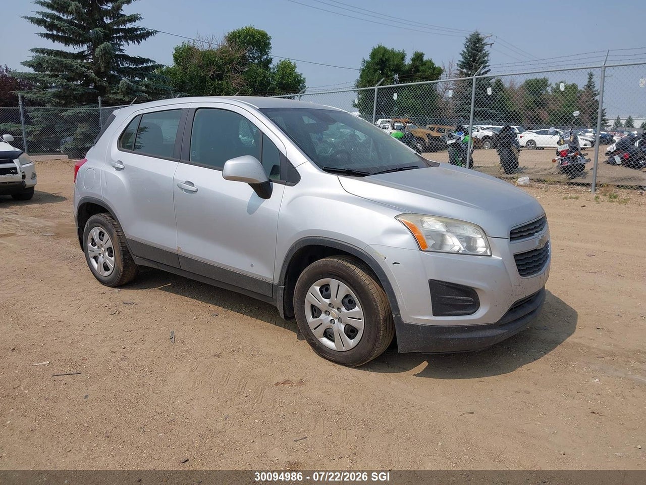 3GNCJKEB4EL193125 · 2014 CHEVROLET TRAX LS
