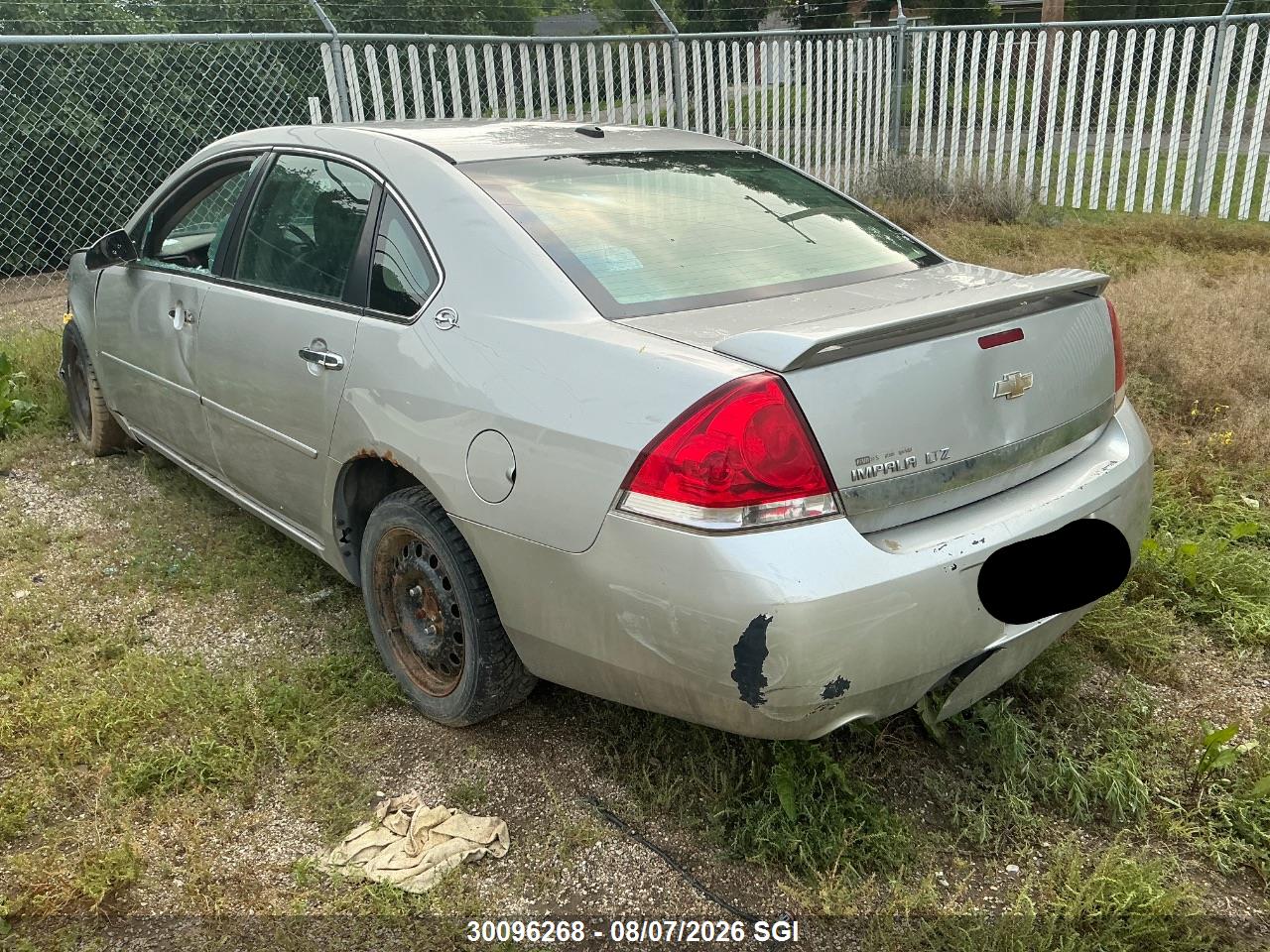 2G1WU58R279336708 · 2007 CHEVROLET IMPALA LTZ · 3/12