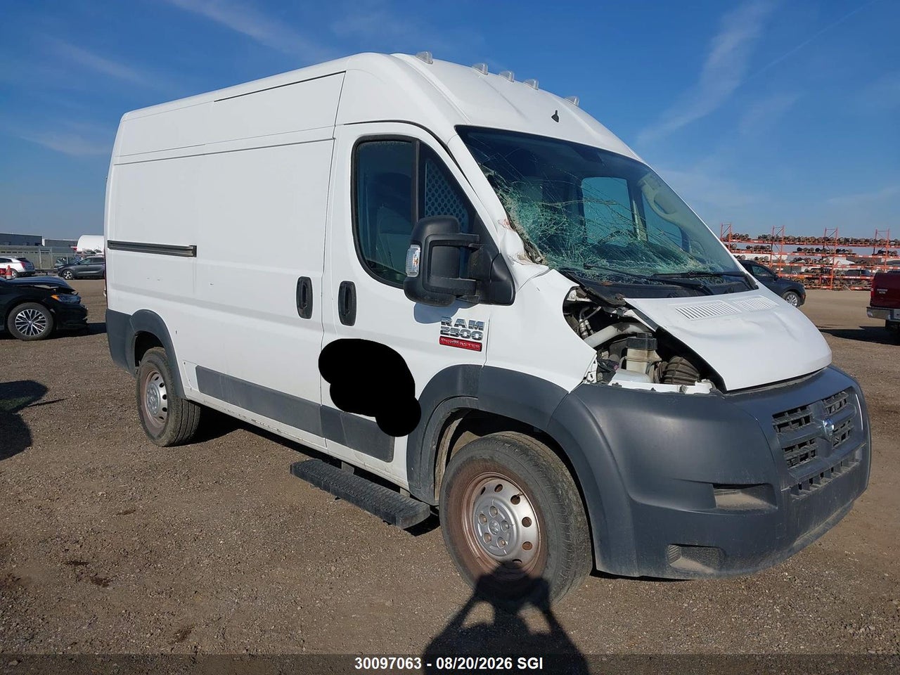 3C6TRVCG8HE540344 · 2017 RAM PROMASTER 2500 2500 HIGH