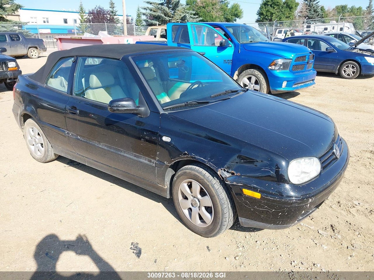 3VWDC21V11M812157 · 2001 VOLKSWAGEN CABRIO GLX