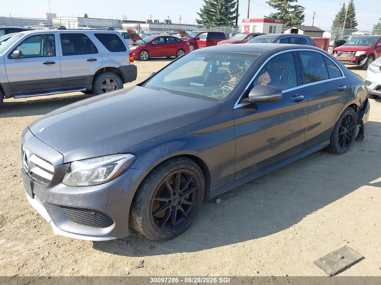 55SWF4KB8GU100856 · 2016 MERCEDES BENZ C 300 4MATIC · 2/16