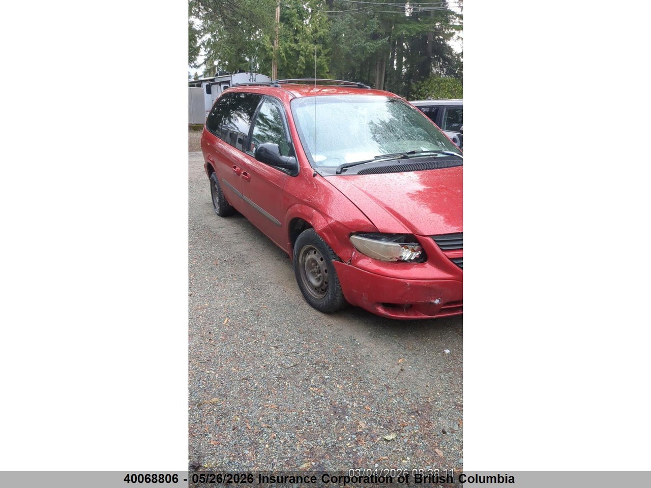 2D4GP44R43R****** · 2003 DODGE GRAND CARAVAN SPORT