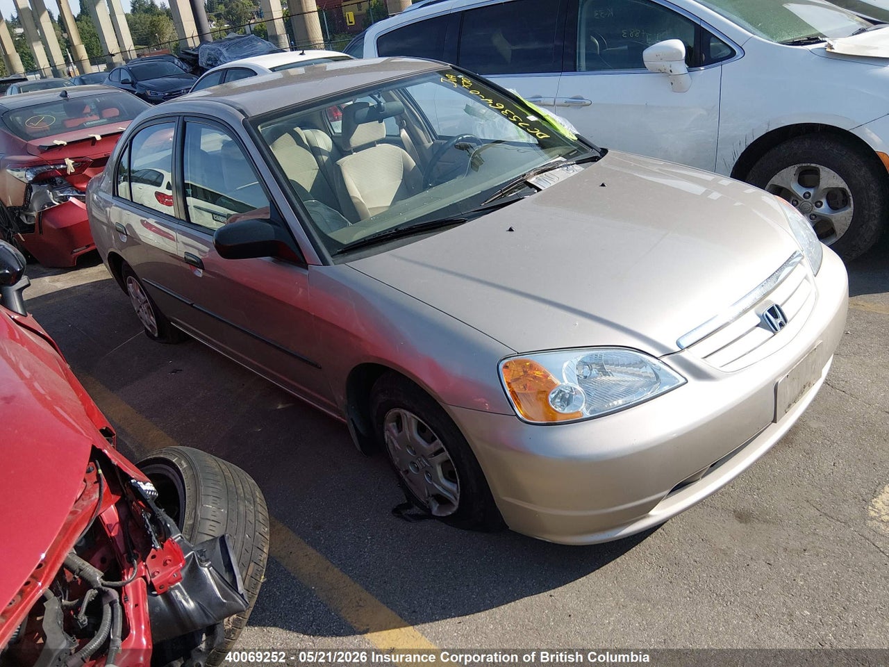 2HGES163X1H****** · 2001 HONDA CIVIC DX