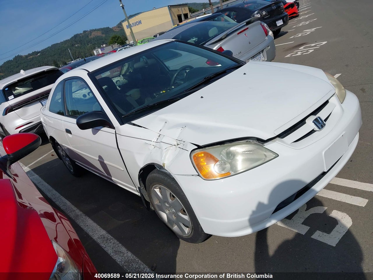 1HGEM221X2L810783 · 2002 HONDA CIVIC DX