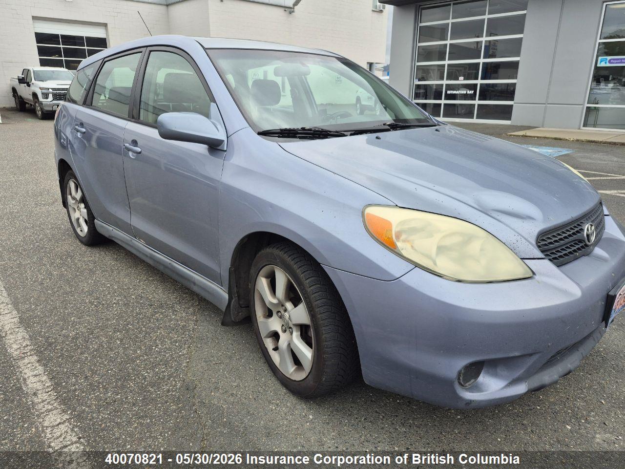 2T1KR32E57C****** · 2007 TOYOTA COROLLA MATRIX XR