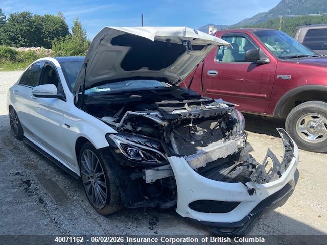 55SWF6GB4FU055742 · 2015 MERCEDES BENZ C 400 4MATIC
