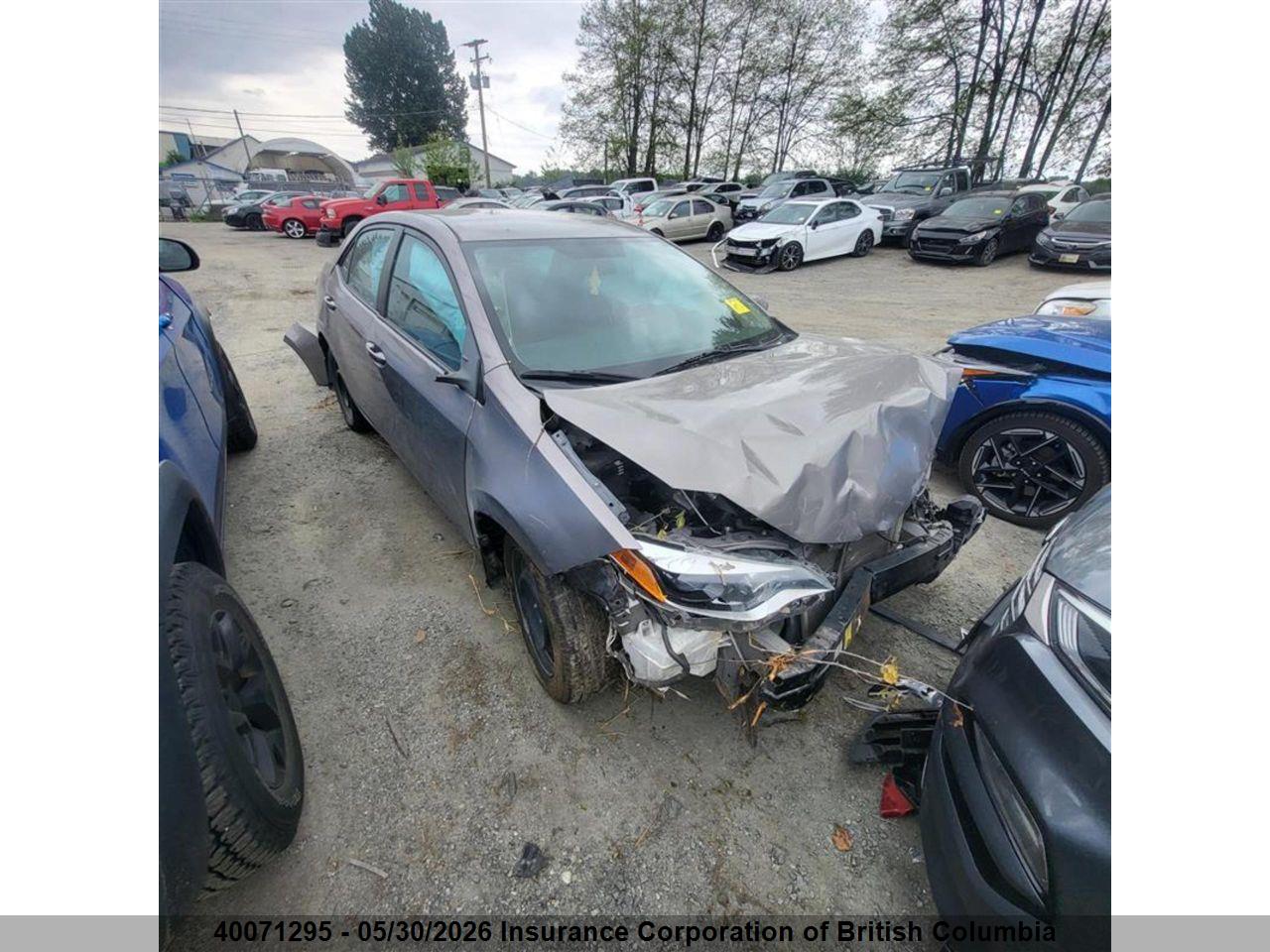 2T1BURHE9EC158142 · 2014 TOYOTA COROLLA L/LE/LE PLS/PRM/S/S PLS