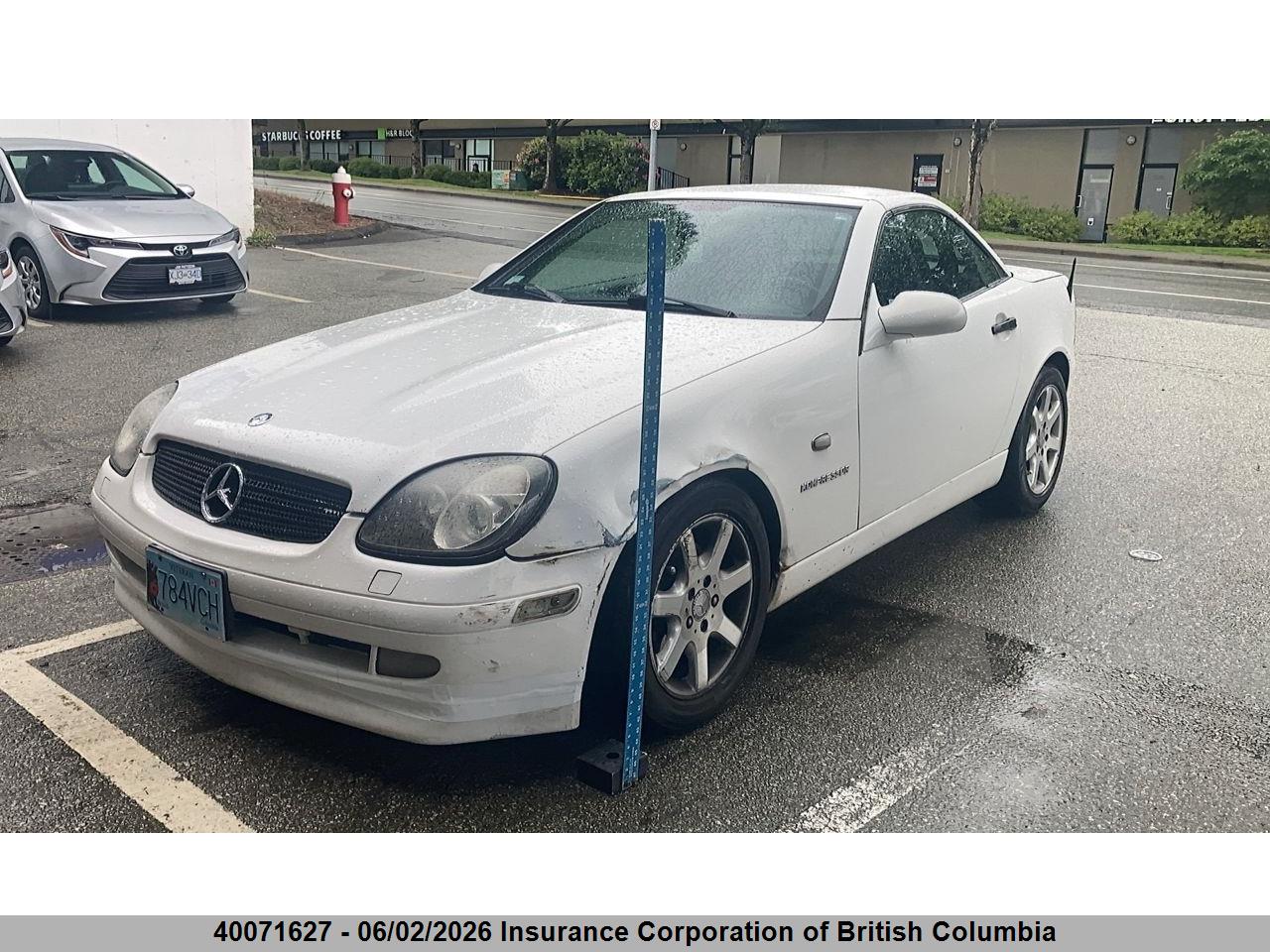 WDBKK47F5XF****** · 1999 MERCEDES BENZ SLK 230 KOMPRESSOR