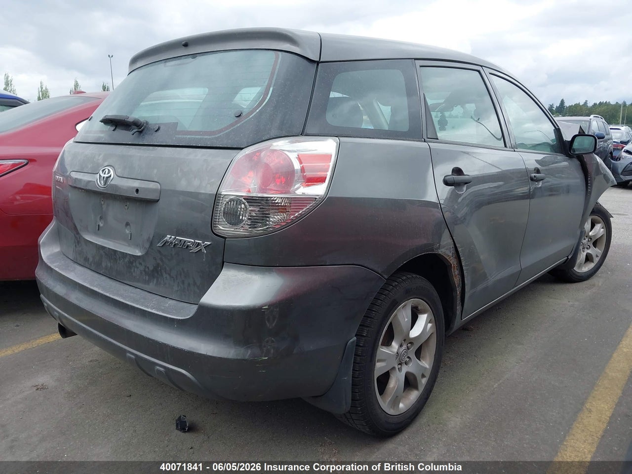 2T1KR32E55C908367 · 2005 TOYOTA COROLLA MATRIX XR · 4/24