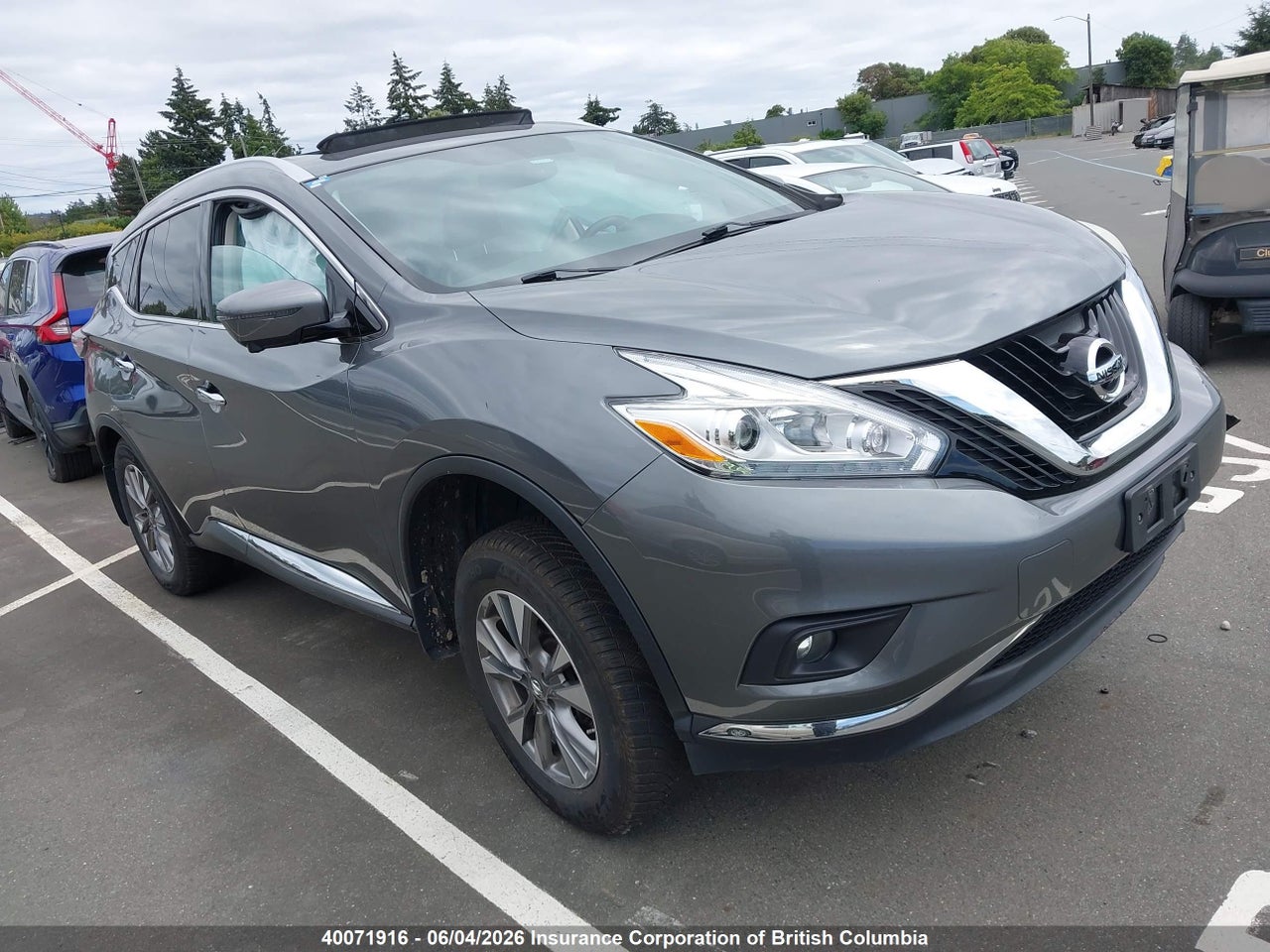 5N1AZ2MH2GN136242 · 2016 NISSAN MURANO S/SL/SV/PLATINUM