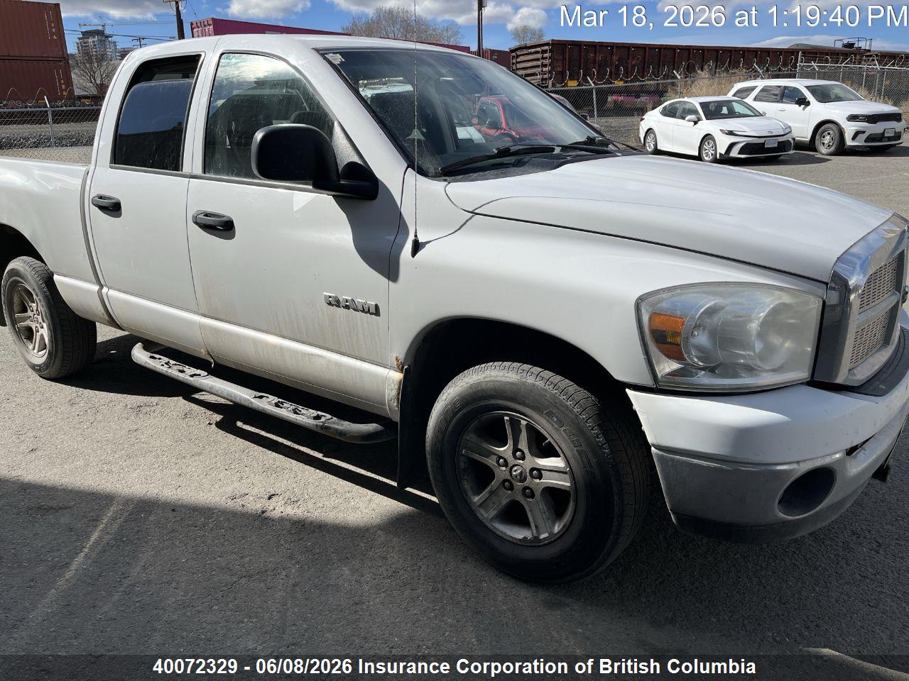 1D7HU18N88J128902 · 2008 DODGE RAM 1500 ST/SLT