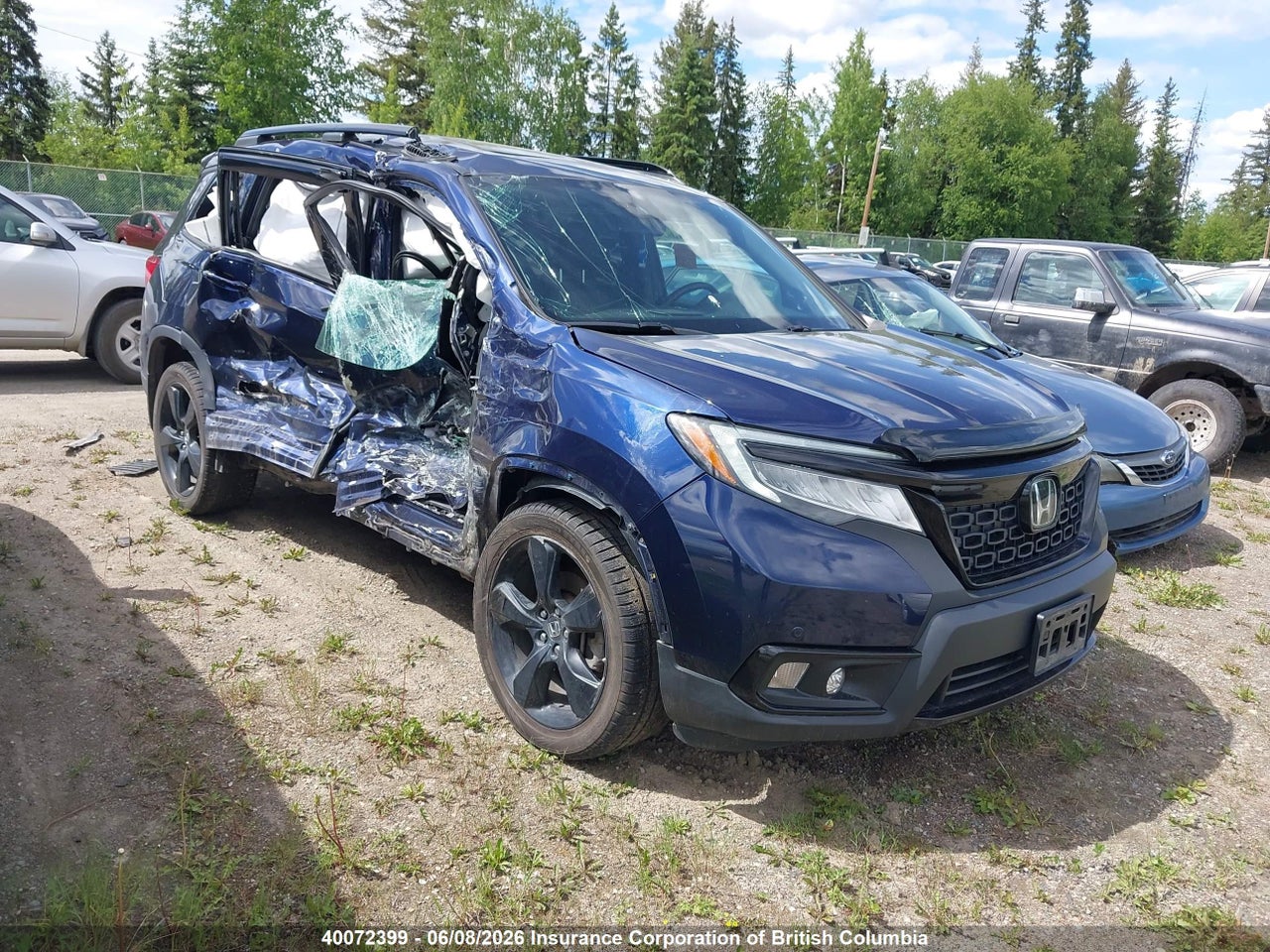 5FNYF8H98KB503248 · 2019 HONDA PASSPORT TOURING