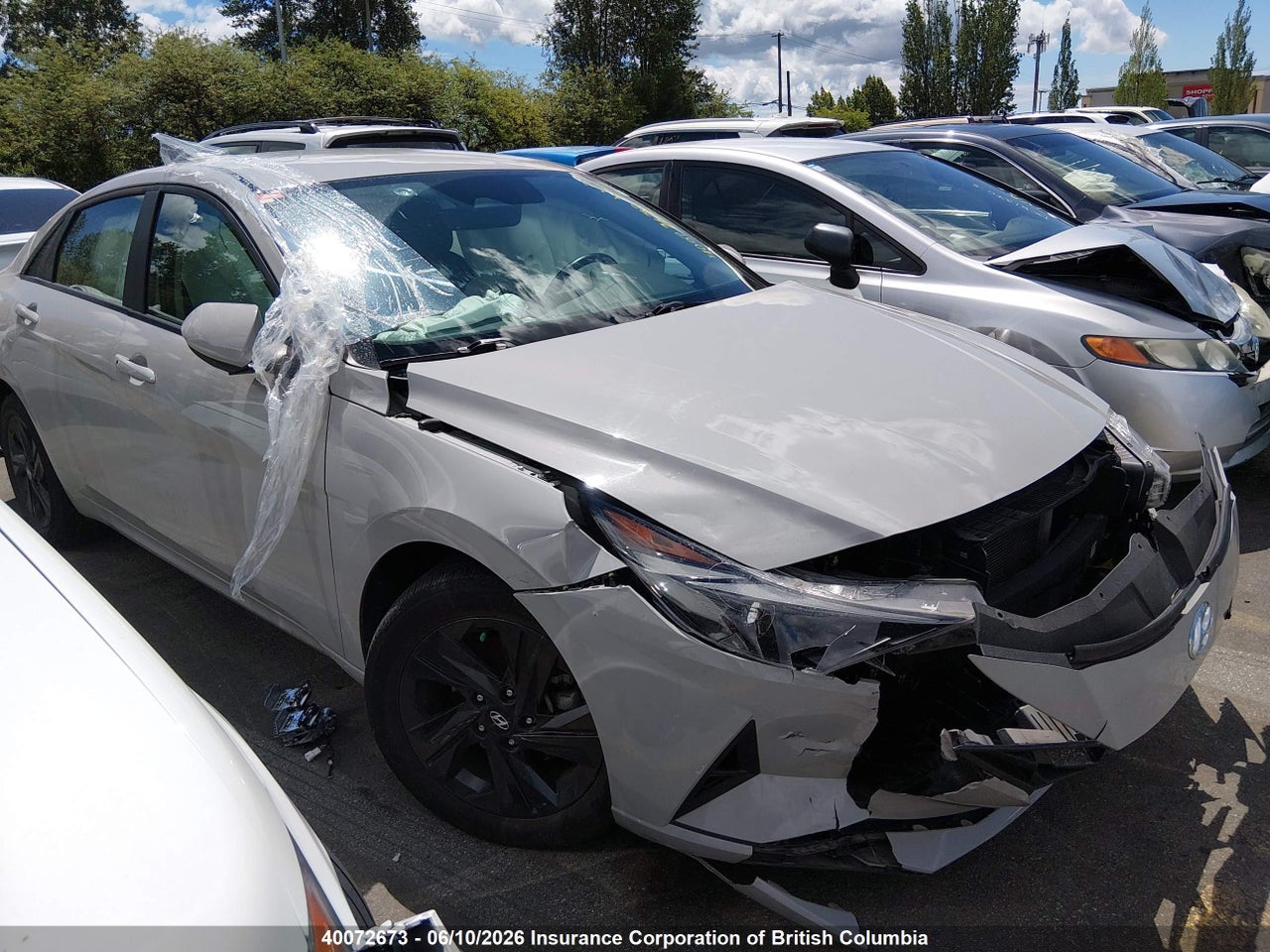 KMHLM4AJ5NU025990 · 2022 HYUNDAI ELANTRA BLUE