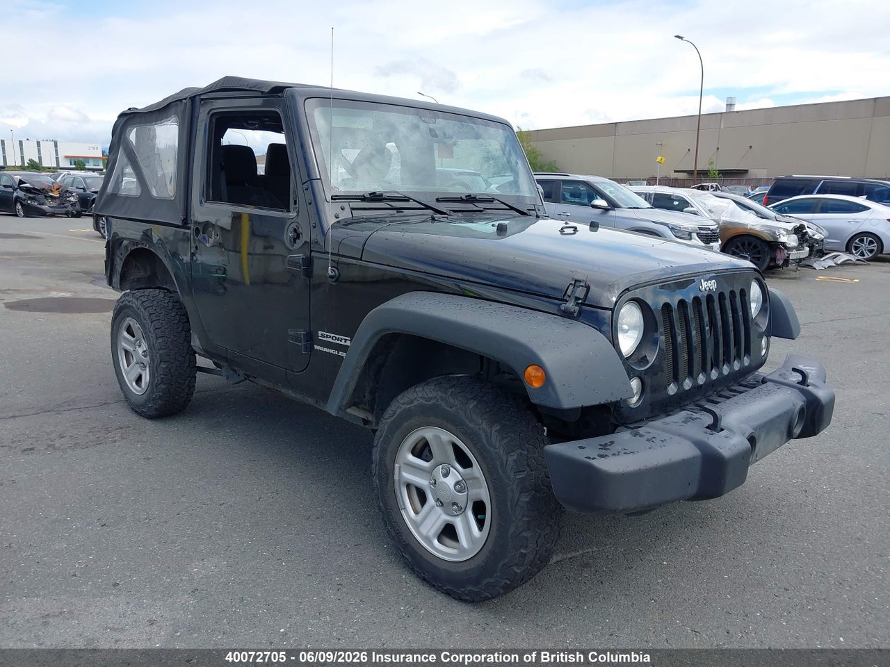 1C4AJWAGXJL900288 · 2018 JEEP WRANGLER JK SPORT