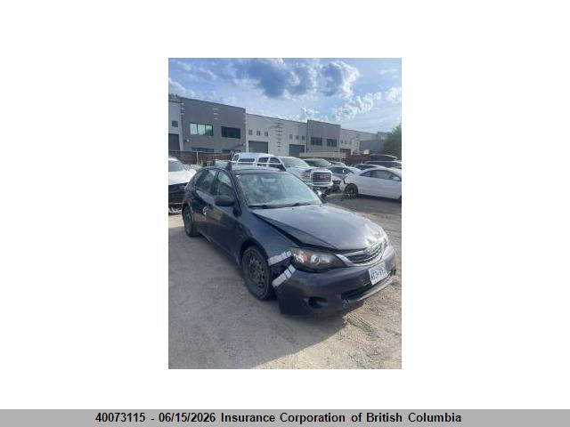 JF1GH61638H809234 · 2008 SUBARU IMPREZA 2.5I