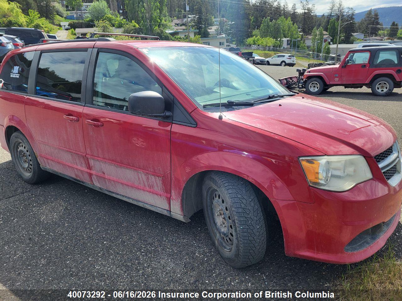 2C4RDGBG0CR184722 · 2012 DODGE GRAND CARAVAN SE/SXT