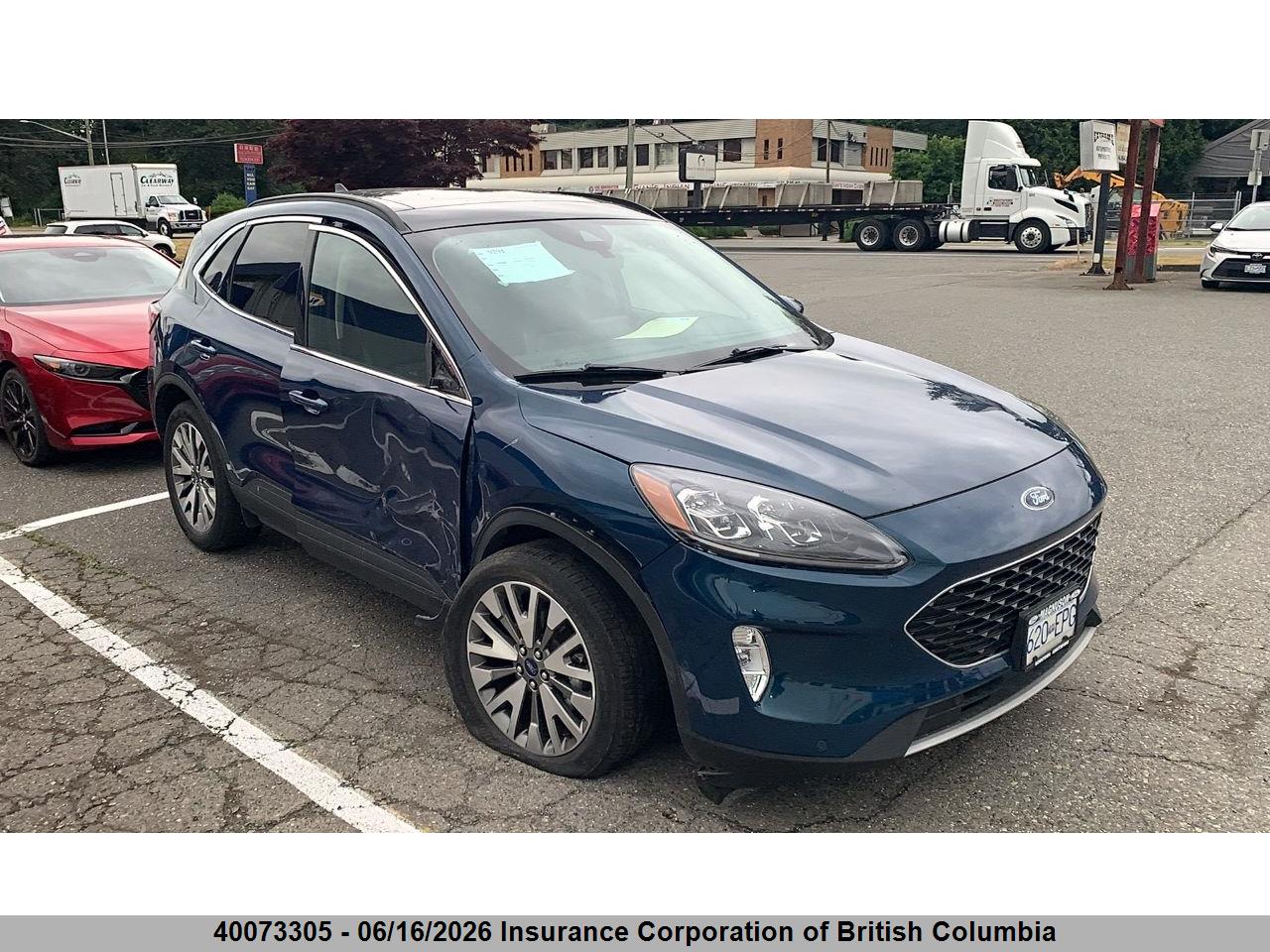 1FMCU9DZ6LUC58997 · 2020 FORD ESCAPE TITANIUM HYBRID