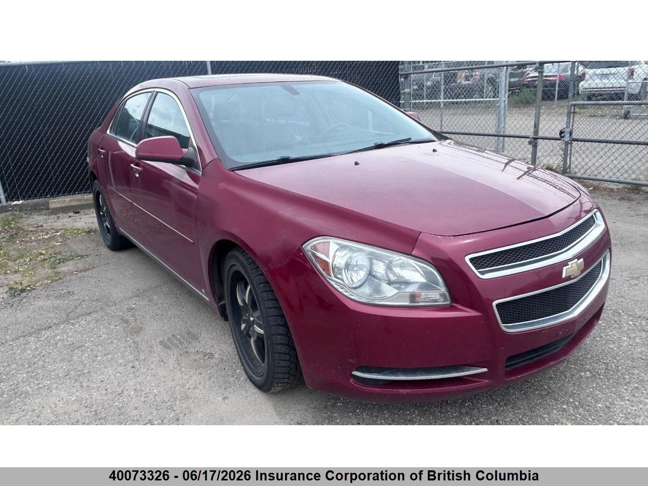 1G1ZJ57779F192847 · 2009 CHEVROLET MALIBU 2LT