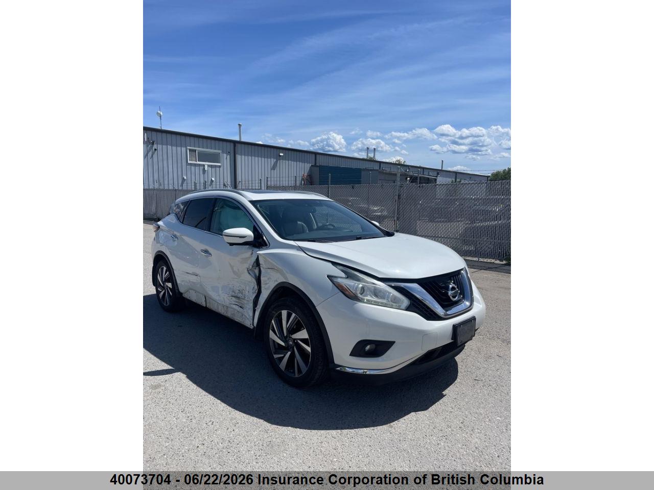 5N1AZ2MH2HN199939 · 2017 NISSAN MURANO S/SL/SV/PLATINUM