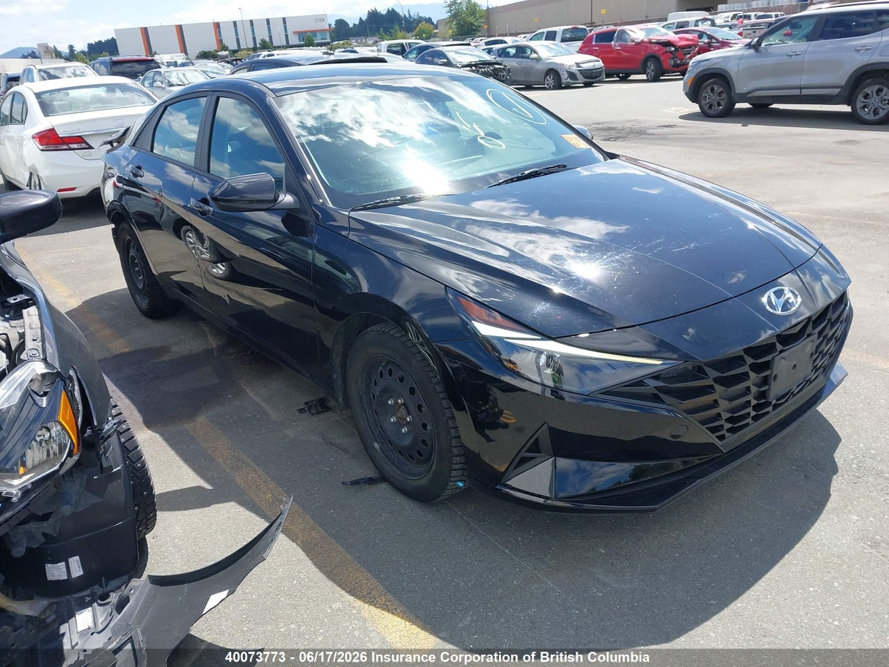 KMHLM4AJ0NU023533 · 2022 HYUNDAI ELANTRA BLUE