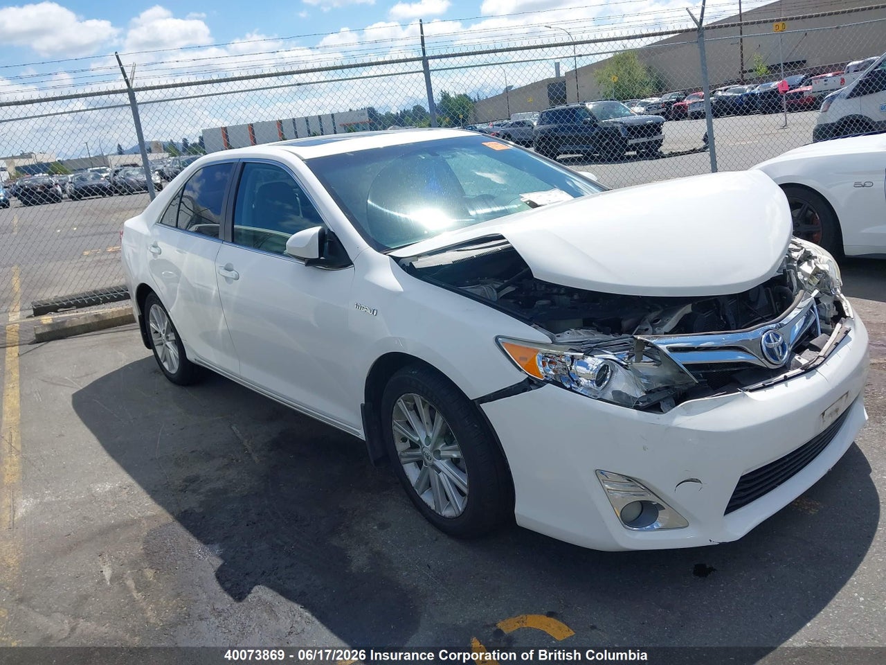 4T1BD1FK6CU014943 · 2012 TOYOTA CAMRY HYBRID/LE/XLE