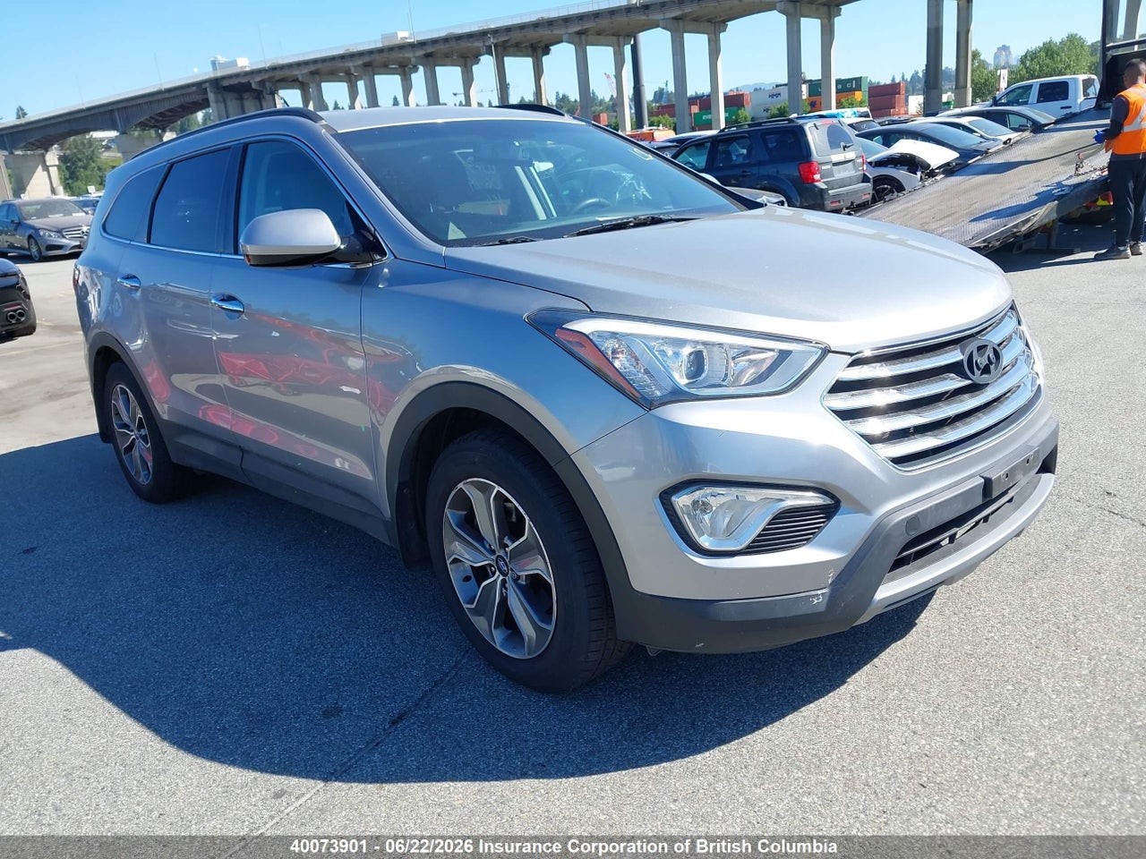 KM8SM4HFXFU109088 · 2015 HYUNDAI SANTA FE GLS