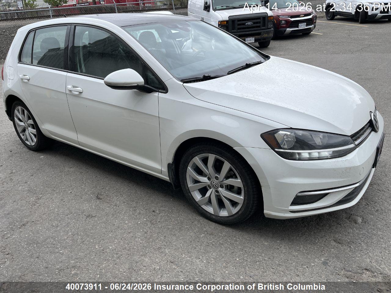 3VWG57AU5MM001512 · 2021 VOLKSWAGEN GOLF