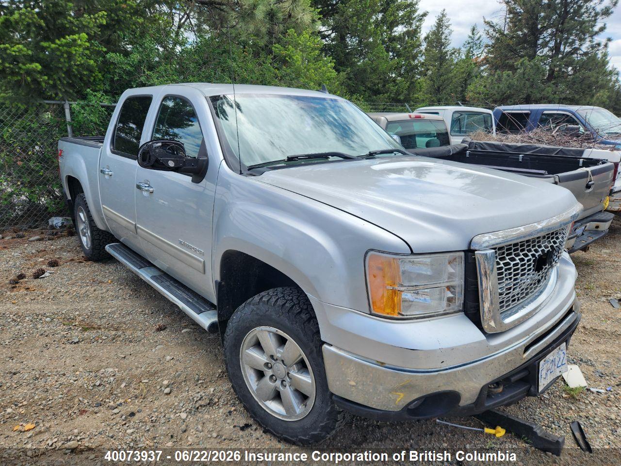 3GTP2VE77DG208356 · 2013 GMC SIERRA 1500 SLE