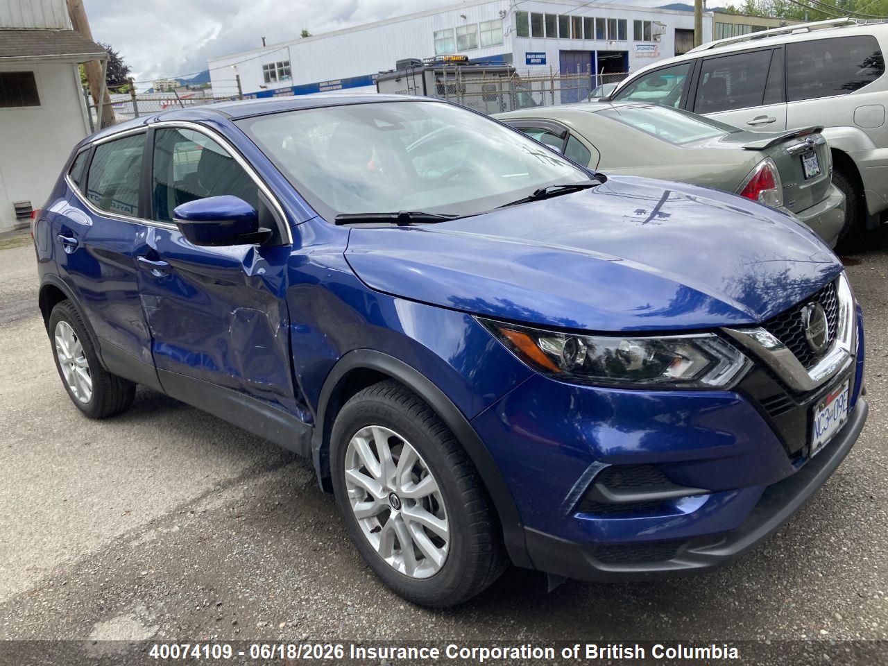 JN1BJ1AW1MW445321 · 2021 NISSAN ROGUE SPORT S