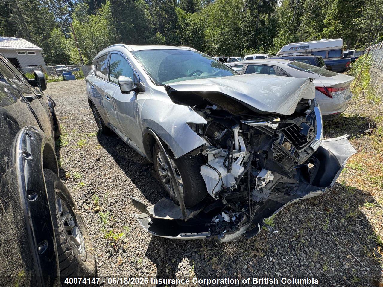 5N1AZ2MH8FN210374 · 2015 NISSAN MURANO S/SL/SV/PLATINUM