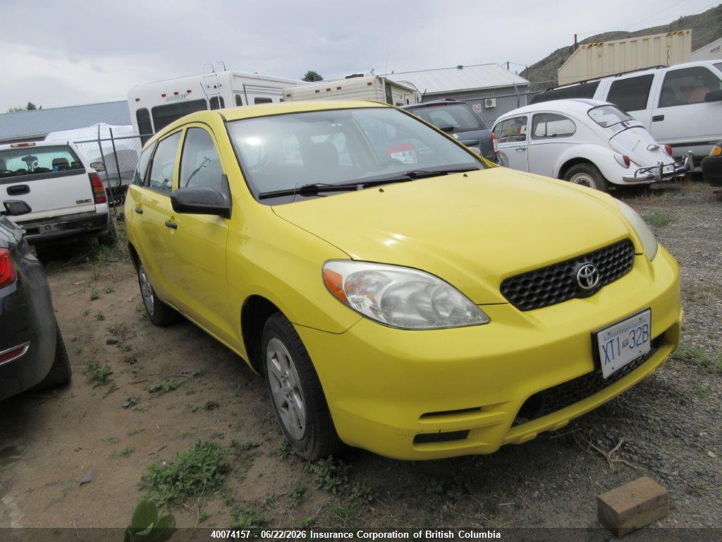 2T1KR32E04C170377 · 2004 TOYOTA MATRIX STANDARD