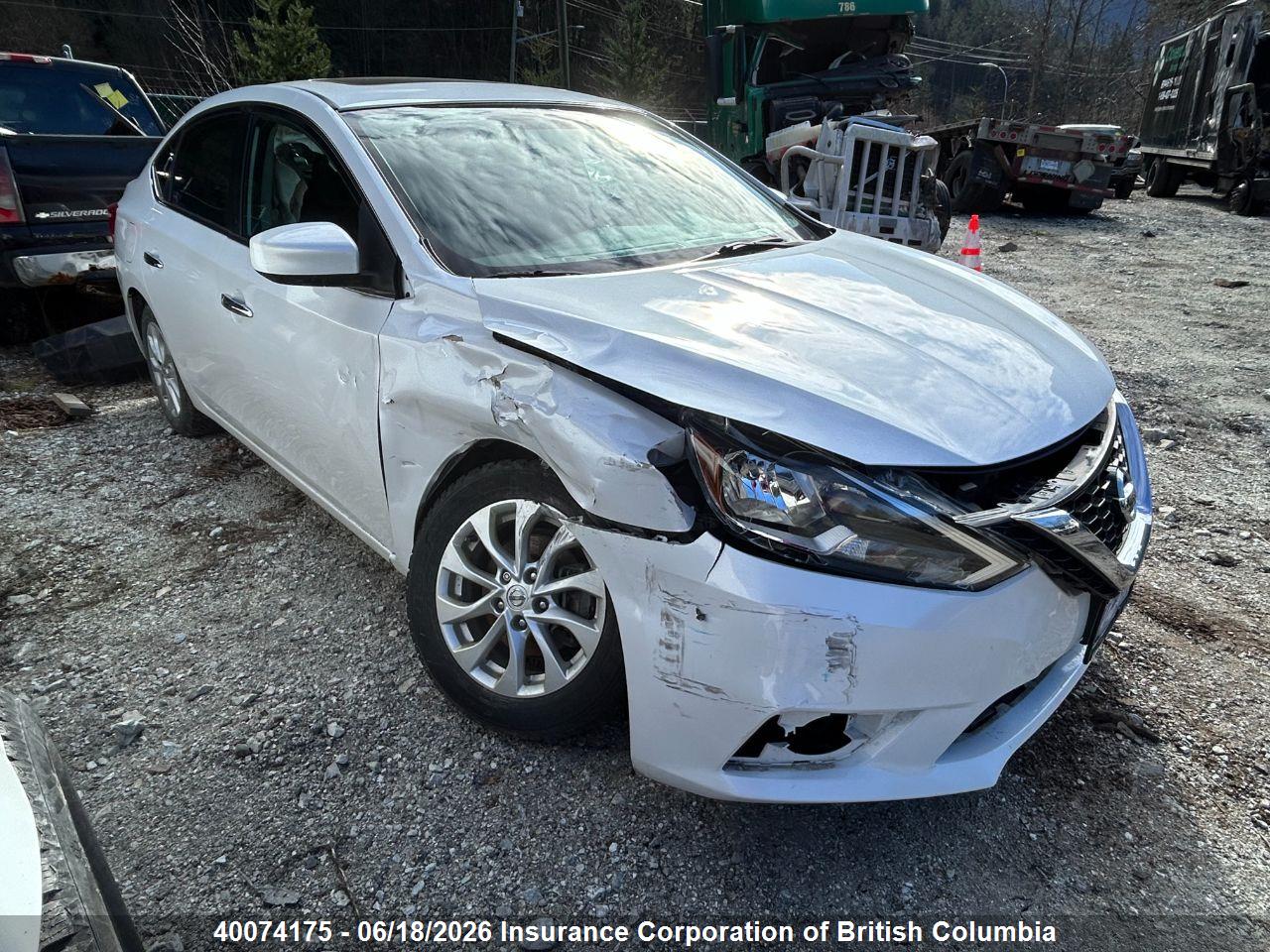 3N1AB7AP0JY327284 · 2018 NISSAN SENTRA S/SV/SR/SL