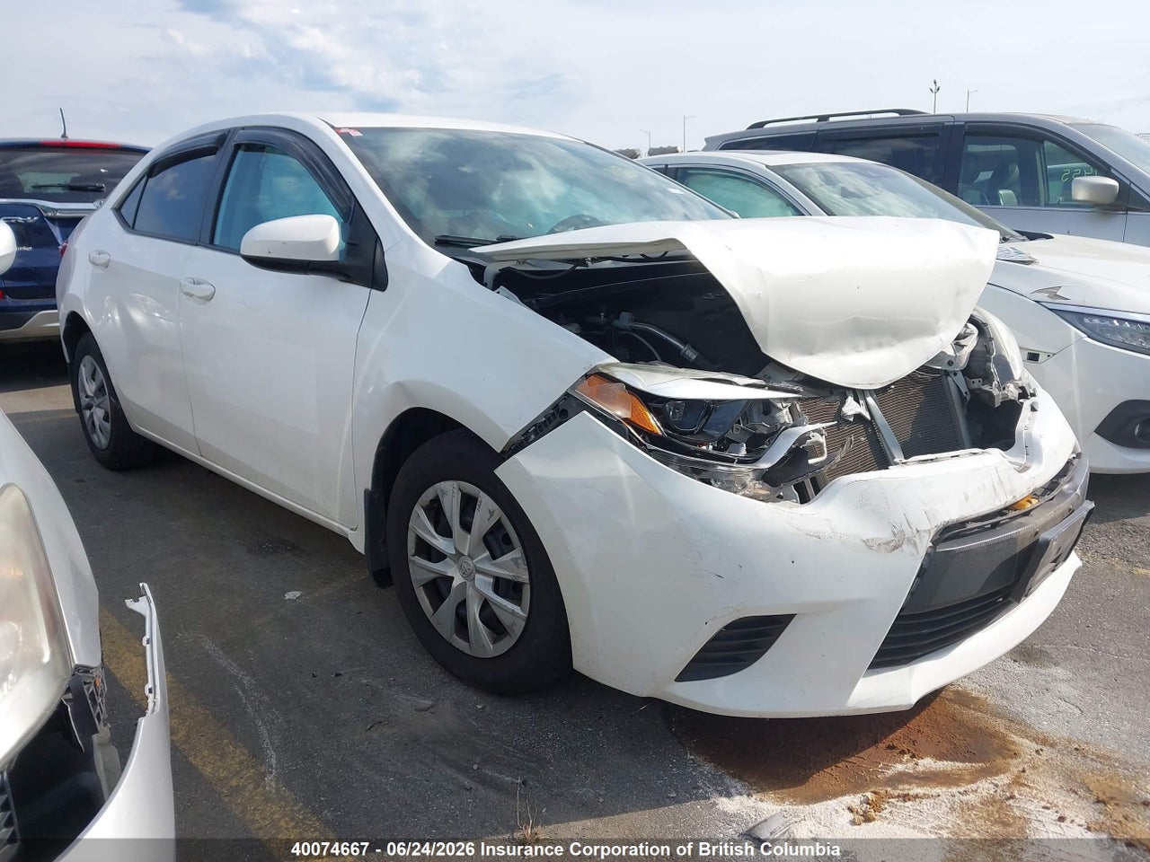 2T1BURHE6GC600961 · 2016 TOYOTA COROLLA L/LE/LE PLS/PRM/S/S PLS