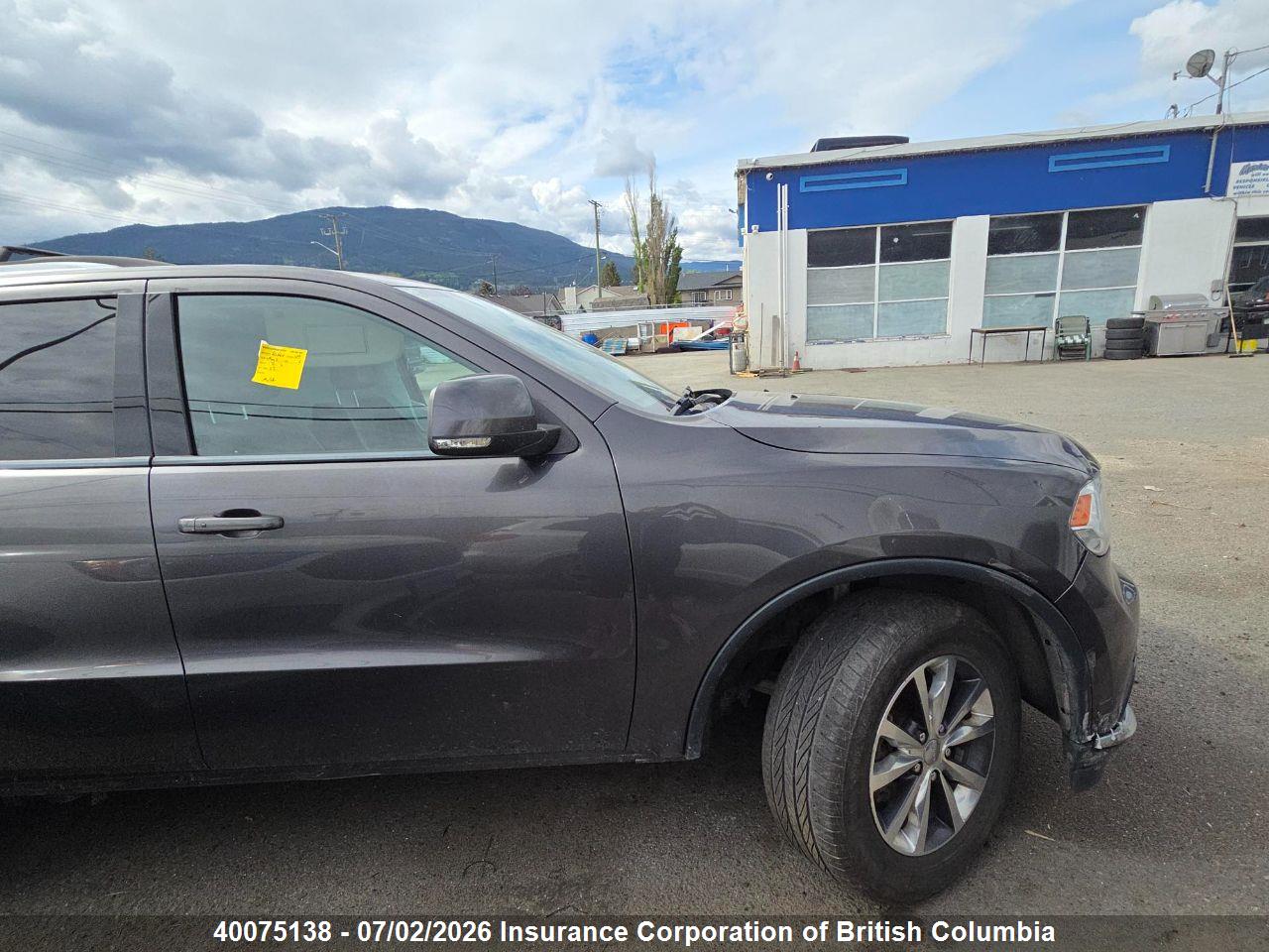 1C4RDJDG8GC477292 · 2016 DODGE DURANGO LIMITED