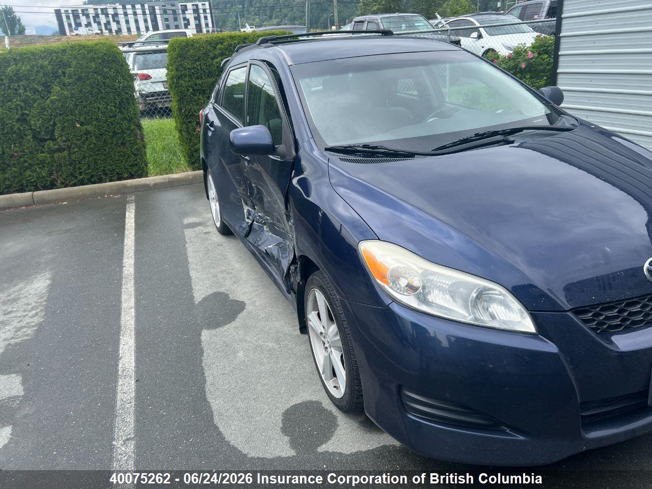 2T1KE40E99C017296 · 2009 TOYOTA COROLLA MATRIX S