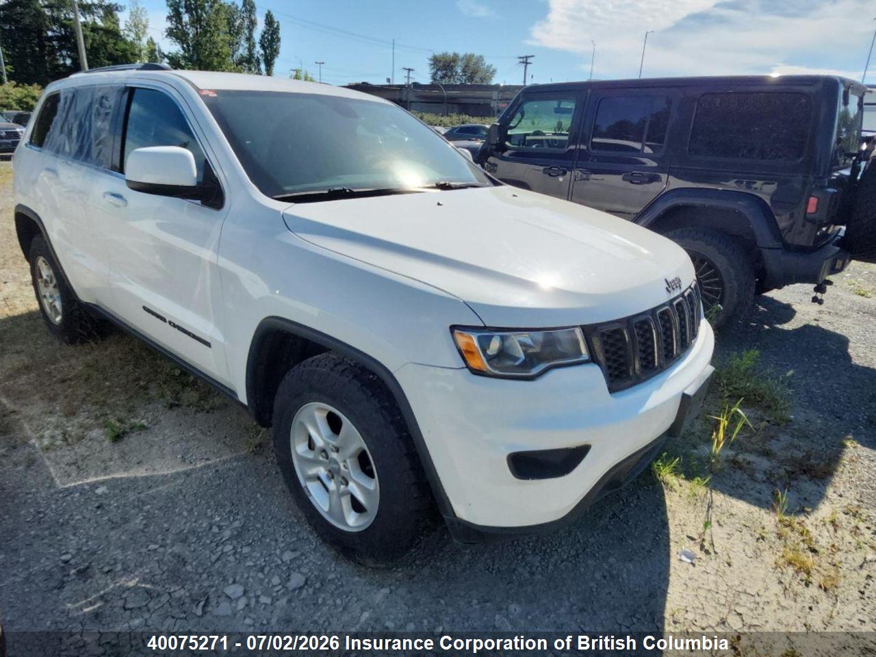 1C4RJFAG5HC726532 · 2017 JEEP GRAND CHEROKEE LAREDO