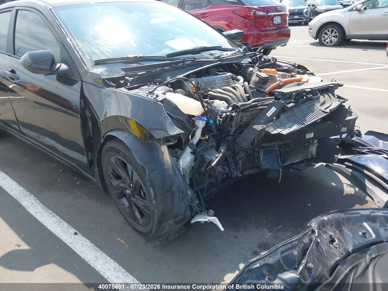 KMHLM4AJ3MU006854 · 2021 HYUNDAI ELANTRA BLUE