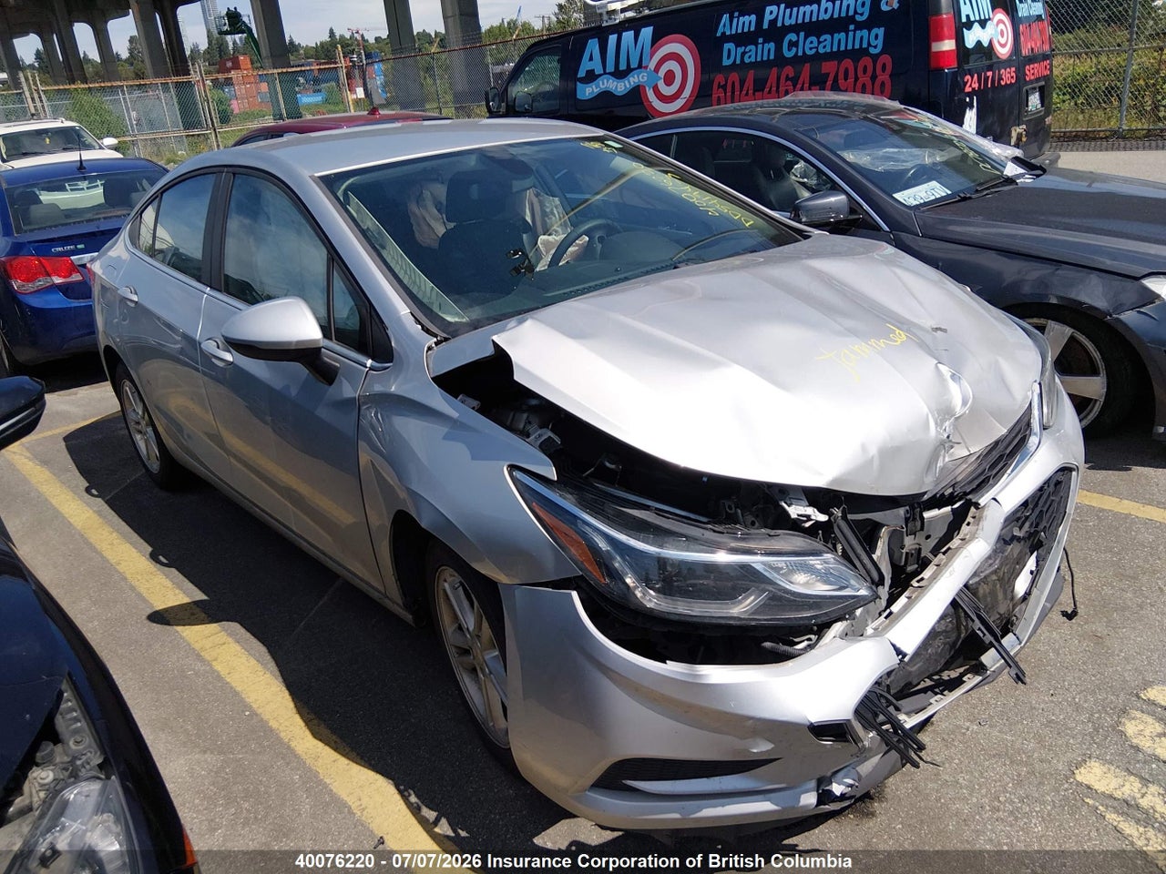 3G1BE5SM8HS538966 · 2017 CHEVROLET CRUZE LT