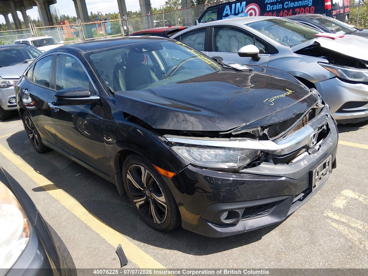 2HGFC1F97HH101851 · 2017 HONDA Civic touring