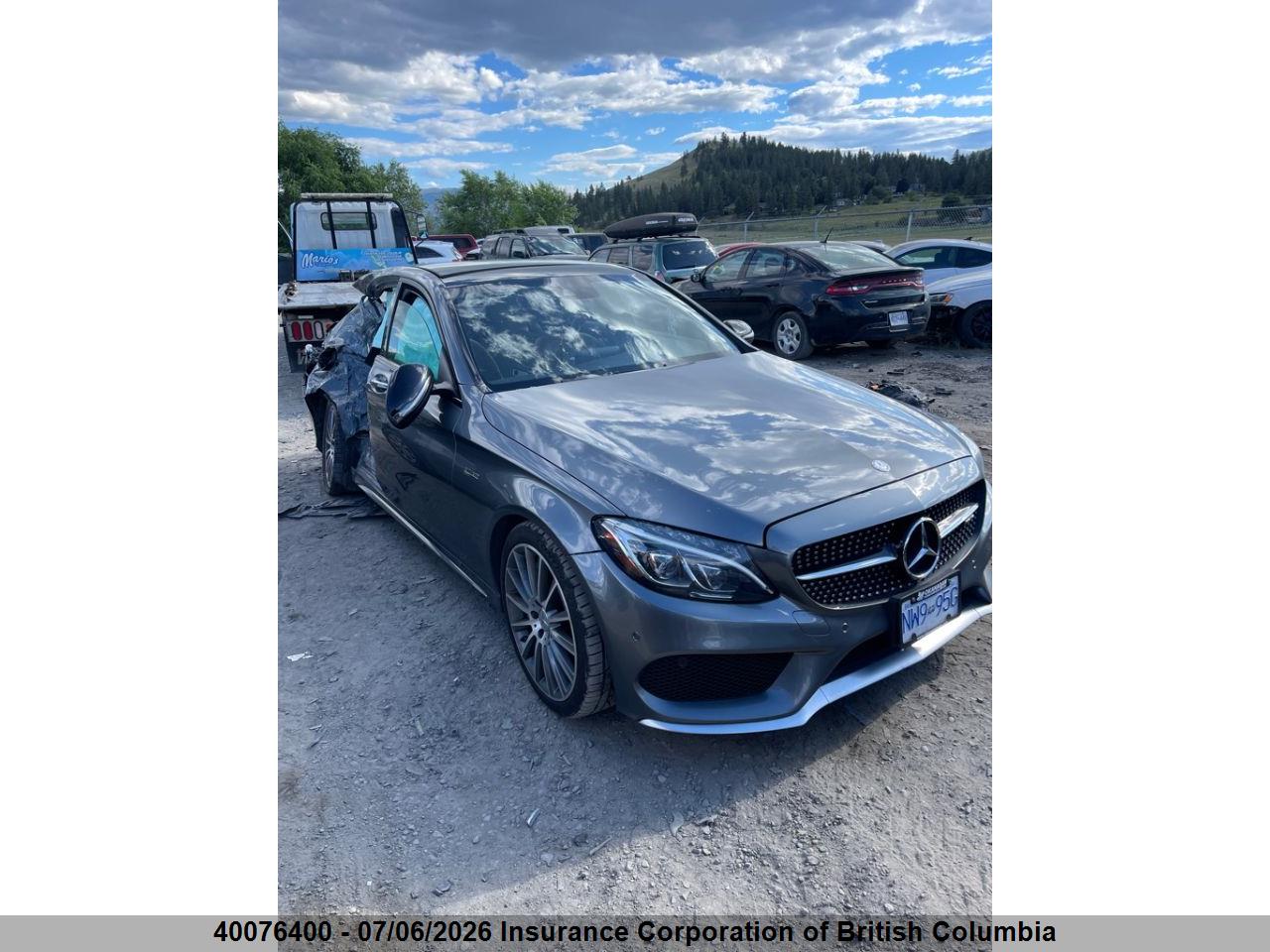 55SWF6EB4HU206603 · 2017 MERCEDES BENZ C 43 4MATIC AMG