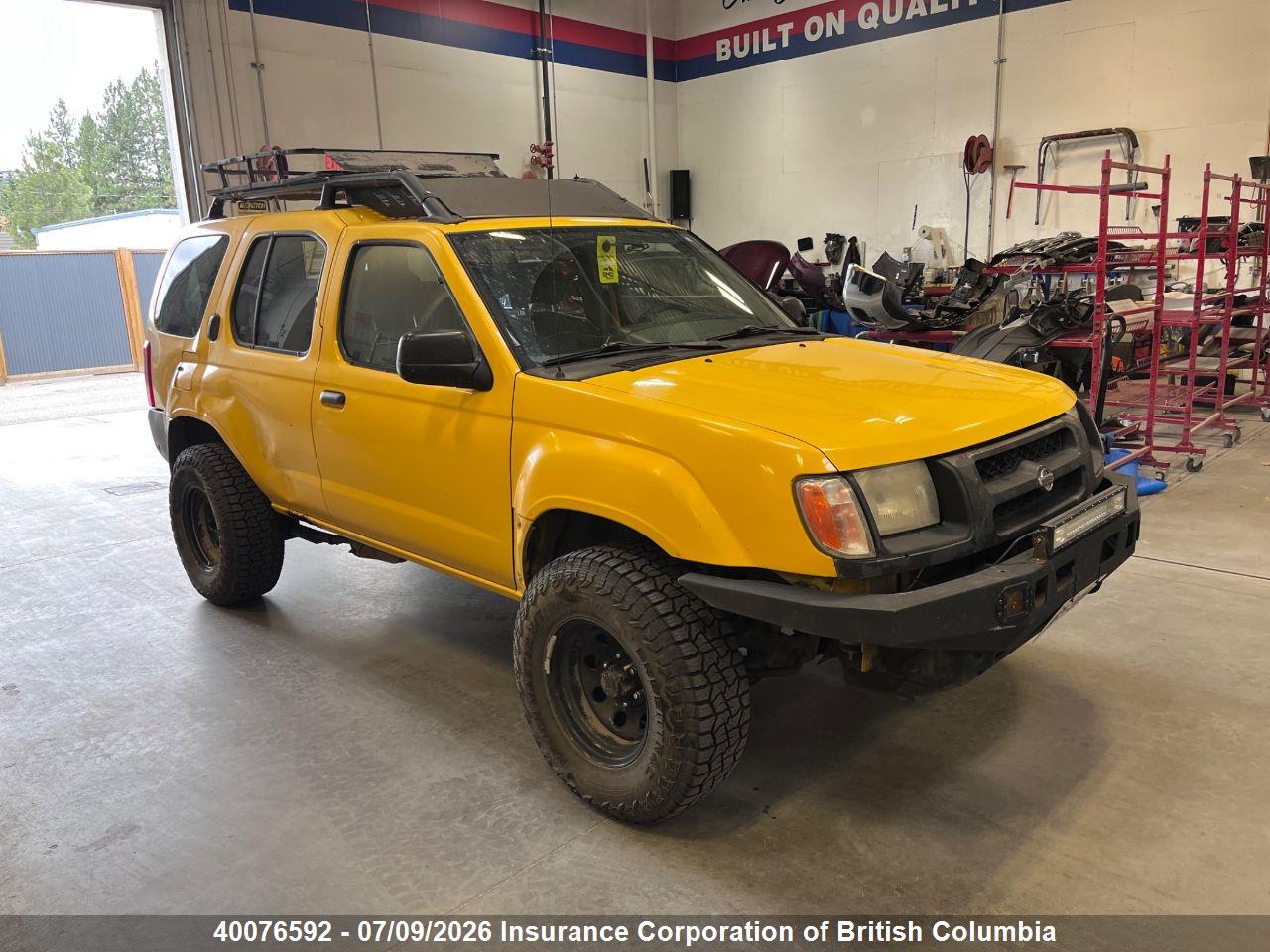 5N1ED28Y91C525361 · 2001 NISSAN XTERRA SE