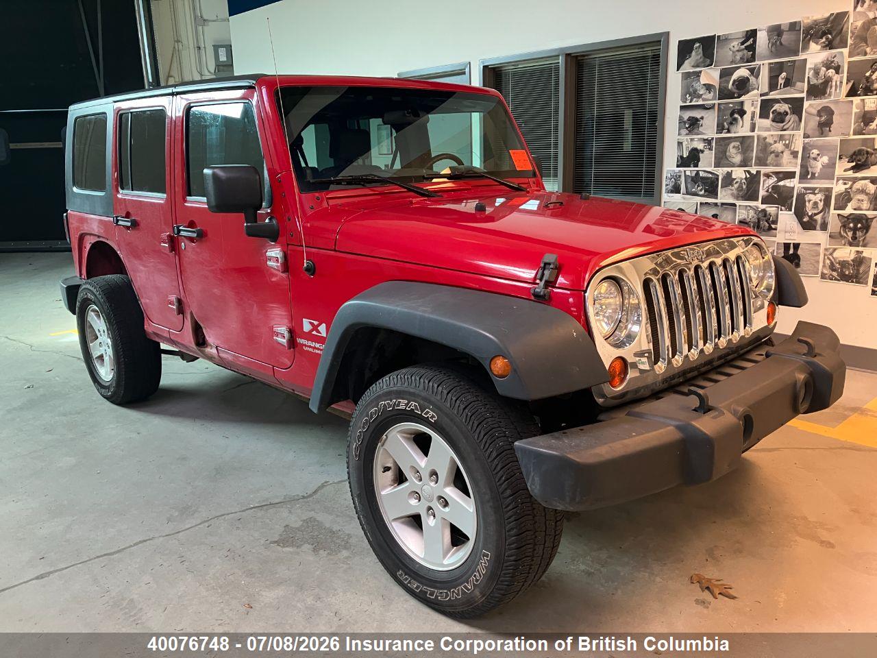 1J4GA391X7L206745 · 2007 JEEP WRANGLER X