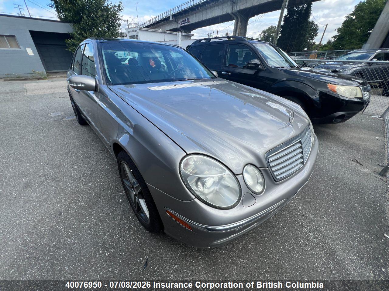 WDBUF65J13A155349 · 2003 MERCEDES BENZ E 320