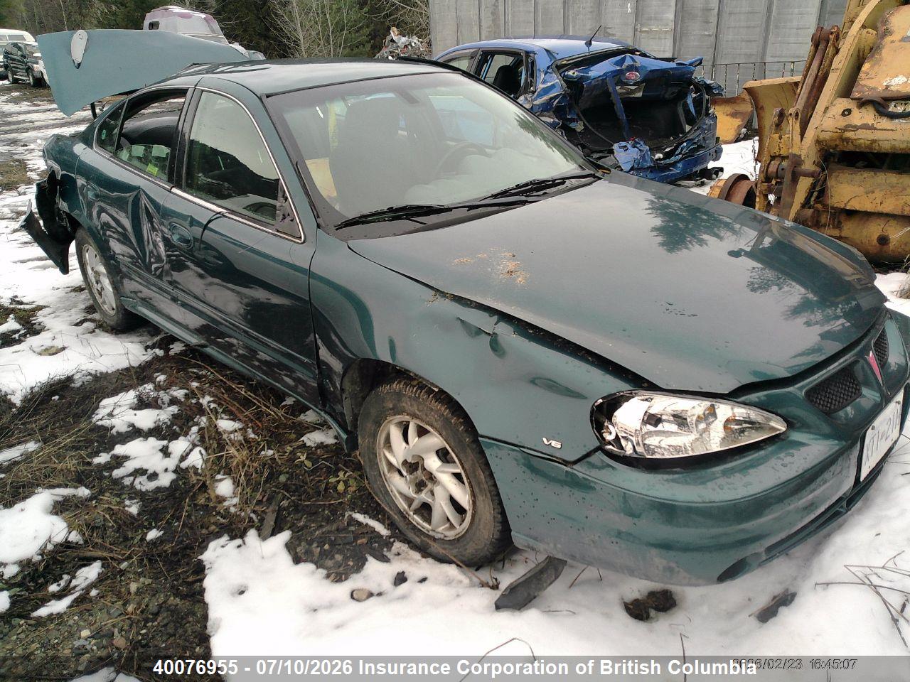 1G2NF52EX3M597394 · 2003 PONTIAC GRAND AM SE1